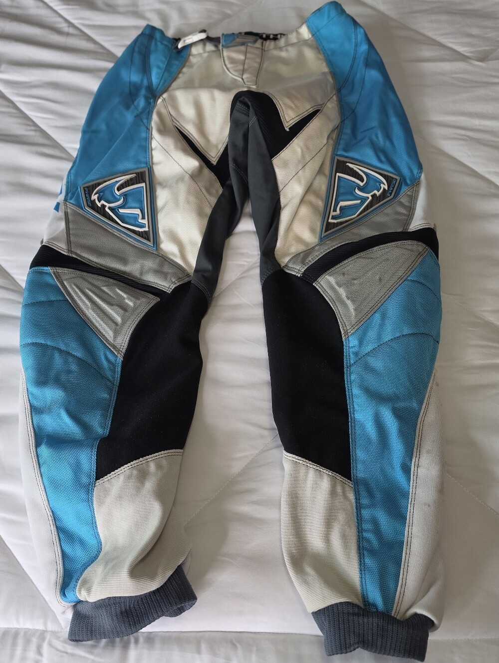 Thor MX Phase Black & Blue Motocross MotoX ATV Pants Women's Size 5/6